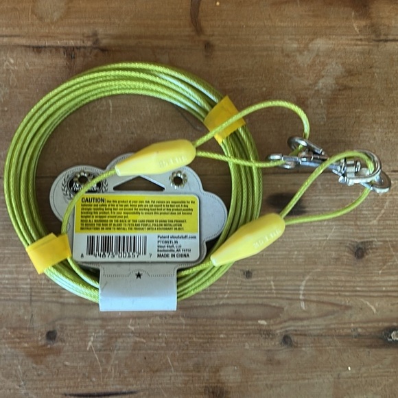 Pet Champion Dog Tie-Out Cable 25ft 30lbs Dogs Animals Yard Leash NEW! - Picture 4 of 5